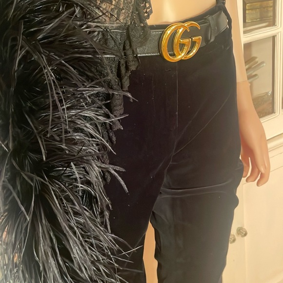 ANN TAYLOR Petite size 2  100% cotton black velvet hipster capri pant - Picture 3 of 13